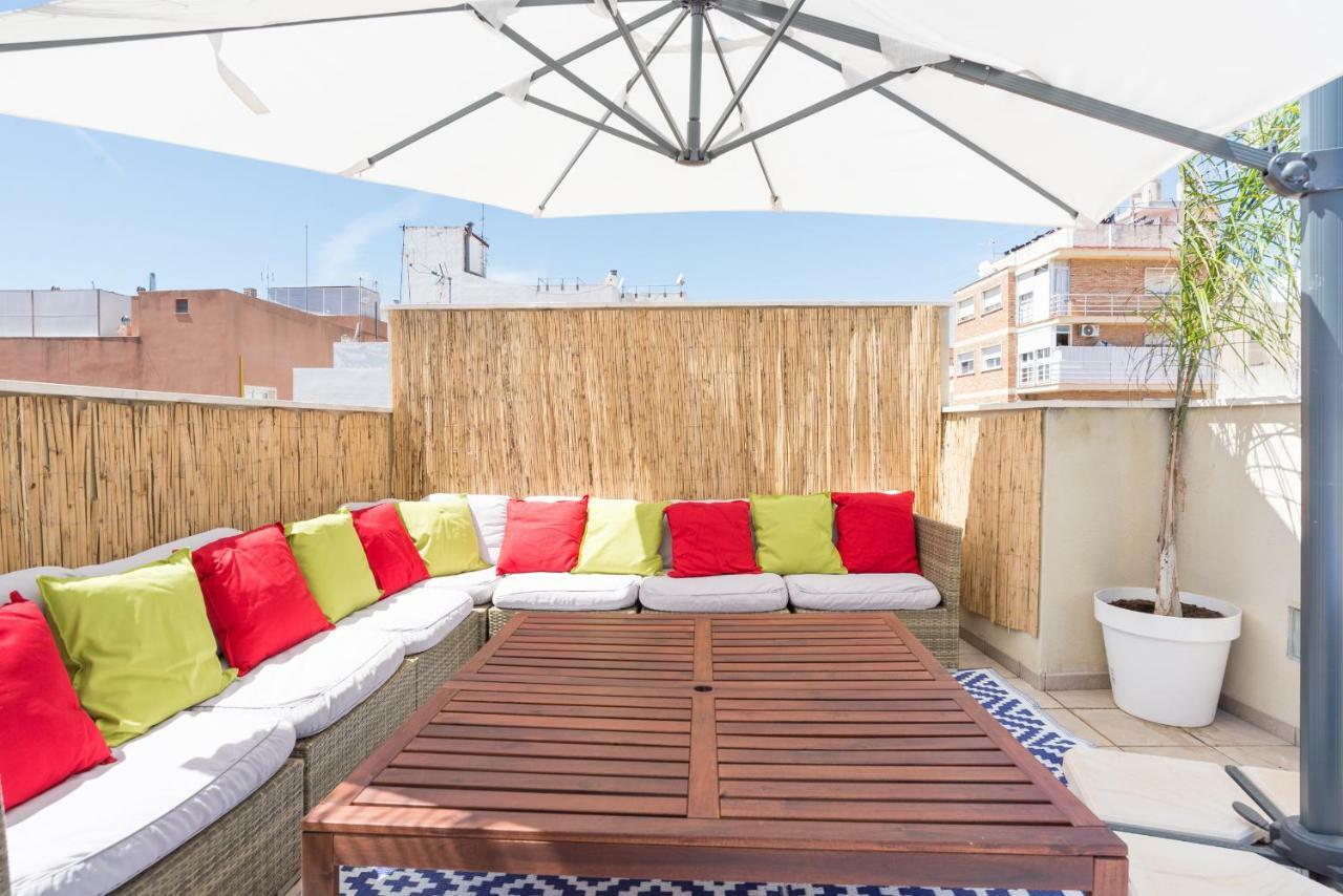 Ma1A-Apt With Rooftops With Palms Close To Old Town Málaga Eksteriør billede